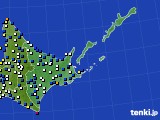 2021年12月02日の道東のアメダス(風向・風速)