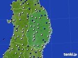 2021年12月02日の岩手県のアメダス(風向・風速)