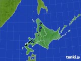 2021年12月03日の北海道地方のアメダス(積雪深)