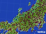 北陸地方のアメダス実況(日照時間)(2021年12月03日)