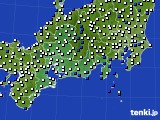 東海地方のアメダス実況(風向・風速)(2021年12月03日)