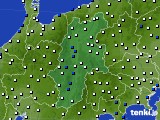 長野県のアメダス実況(風向・風速)(2021年12月03日)