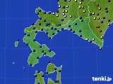 道南のアメダス実況(日照時間)(2021年12月04日)