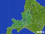 道央のアメダス実況(風向・風速)(2021年12月04日)