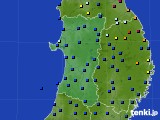 2021年12月06日の秋田県のアメダス(日照時間)