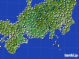 2021年12月06日の東海地方のアメダス(気温)