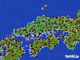 2021年12月10日の中国地方のアメダス(日照時間)