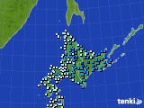 2021年12月10日の北海道地方のアメダス(気温)