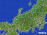 2021年12月10日の北陸地方のアメダス(気温)