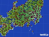 2021年12月11日の関東・甲信地方のアメダス(日照時間)