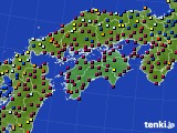 2021年12月11日の四国地方のアメダス(日照時間)