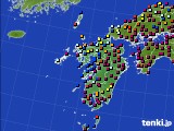 九州地方のアメダス実況(日照時間)(2021年12月11日)