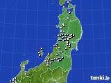 東北地方のアメダス実況(降水量)(2021年12月15日)