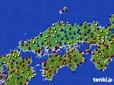2021年12月15日の中国地方のアメダス(日照時間)