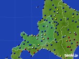 道央のアメダス実況(日照時間)(2021年12月15日)