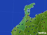 石川県のアメダス実況(日照時間)(2021年12月15日)