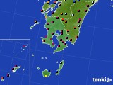 鹿児島県のアメダス実況(日照時間)(2021年12月15日)