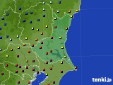 茨城県のアメダス実況(日照時間)(2021年12月16日)