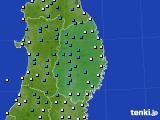 2021年12月16日の岩手県のアメダス(気温)