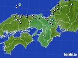 近畿地方のアメダス実況(降水量)(2021年12月18日)