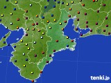 三重県のアメダス実況(日照時間)(2021年12月18日)