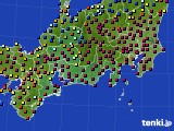 東海地方のアメダス実況(日照時間)(2021年12月21日)