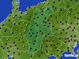 長野県のアメダス実況(日照時間)(2021年12月21日)