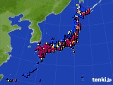 2021年12月22日のアメダス(日照時間)