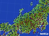 北陸地方のアメダス実況(日照時間)(2021年12月25日)