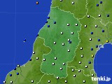 山形県のアメダス実況(風向・風速)(2021年12月25日)