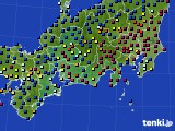 2021年12月26日の東海地方のアメダス(日照時間)