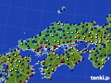 中国地方のアメダス実況(日照時間)(2021年12月26日)