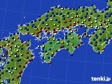2021年12月26日の四国地方のアメダス(日照時間)