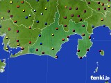 2021年12月26日の静岡県のアメダス(日照時間)