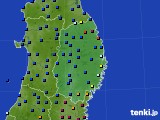 2021年12月26日の岩手県のアメダス(日照時間)