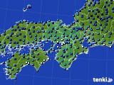 2021年12月26日の近畿地方のアメダス(気温)