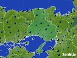 兵庫県のアメダス実況(気温)(2021年12月26日)