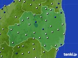 福島県のアメダス実況(風向・風速)(2021年12月26日)