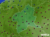 2021年12月28日の群馬県のアメダス(日照時間)