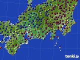 2021年12月29日の東海地方のアメダス(日照時間)