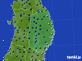 2021年12月29日の岩手県のアメダス(気温)