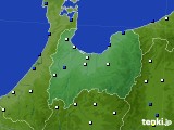 2021年12月29日の富山県のアメダス(風向・風速)