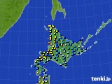 2022年01月01日の北海道地方のアメダス(積雪深)