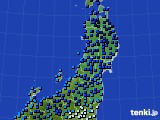 2022年01月01日の東北地方のアメダス(気温)