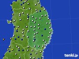 2022年01月01日の岩手県のアメダス(風向・風速)