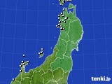 東北地方のアメダス実況(降水量)(2022年01月02日)