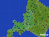 2022年01月02日の道央のアメダス(日照時間)