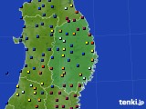 岩手県のアメダス実況(日照時間)(2022年01月02日)