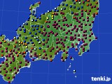 2022年01月03日の関東・甲信地方のアメダス(日照時間)