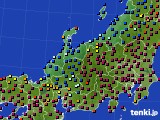 北陸地方のアメダス実況(日照時間)(2022年01月03日)